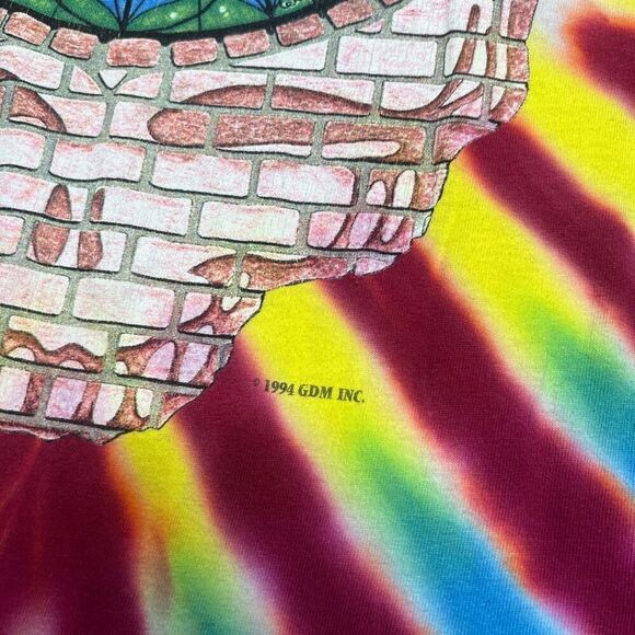 Vintage 90s Grateful Dead Tie Dye Tour Shirt 1994 Single Stitch XL - Picture 3 of 8